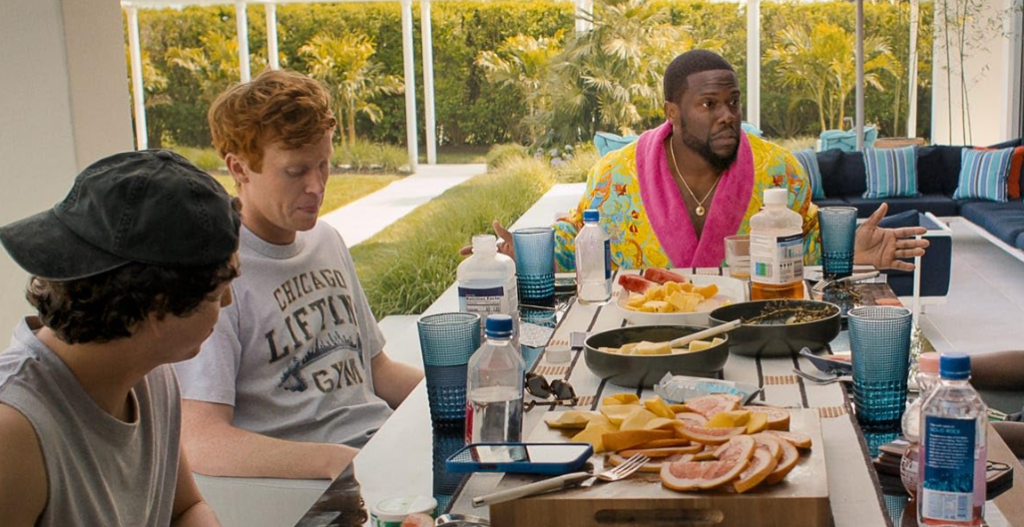 Kevin Hart, Marcello Hernández, Kam Patterson, Mason Gooding, and Ben Marshall in 72 Hours (2026)