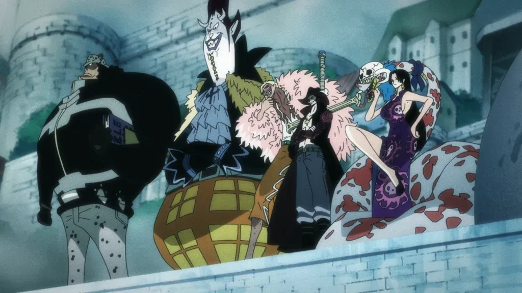 a still from the one piece anime series