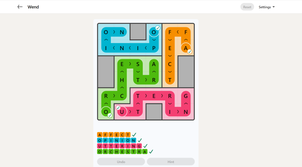 A screenshot of today's LinkedIn Games.