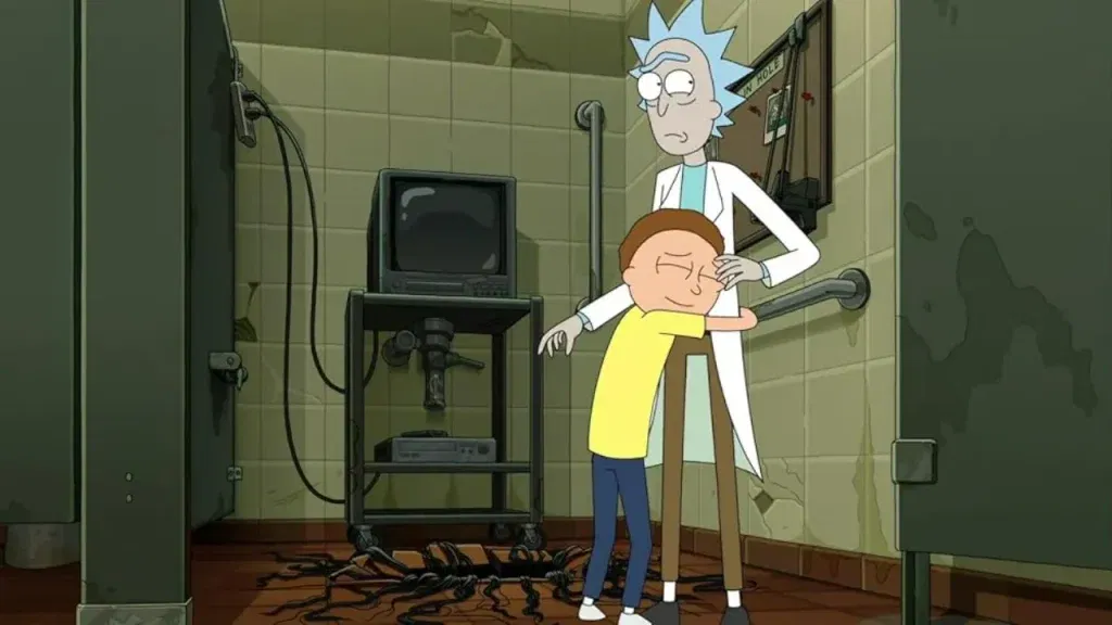 A still from Rick and Morty Season 7 episode Fear No Mort