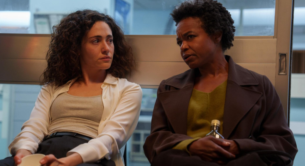 Emmy Rossum and Quincy Tyler Bernstine in Furious (2026)