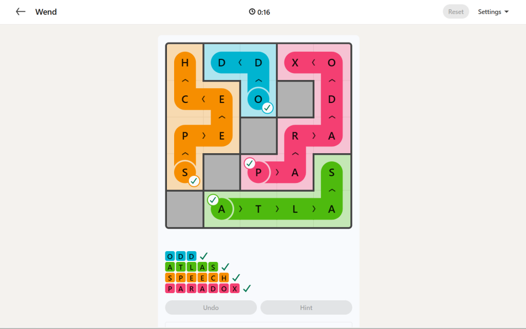A screenshot of today's LinkedIn Games.