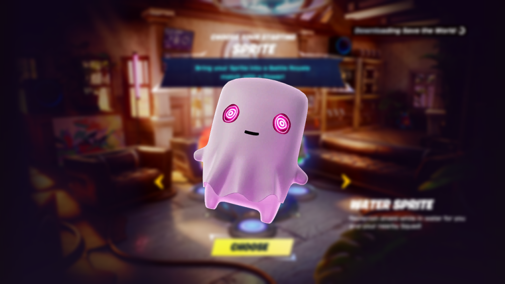 Fortnite screenshot showcasing the Ghost Sprite.