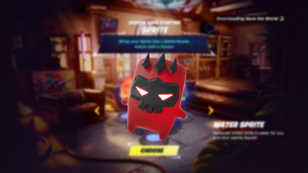 Fortnite screenshot showcasing the Boss Sprite.