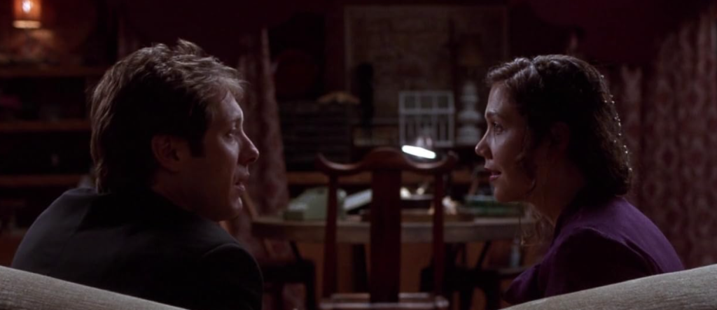 James Spader and Maggie Gyllenhaal in Secretary (2002)