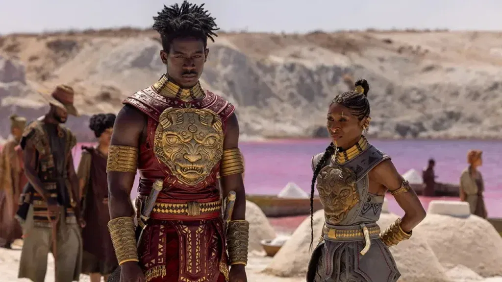 Damson Idris with Cynthia Erivo in Children of Blood and Bone