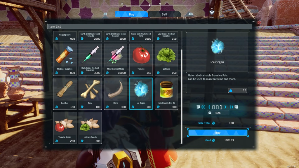 Screengrab from Palworld