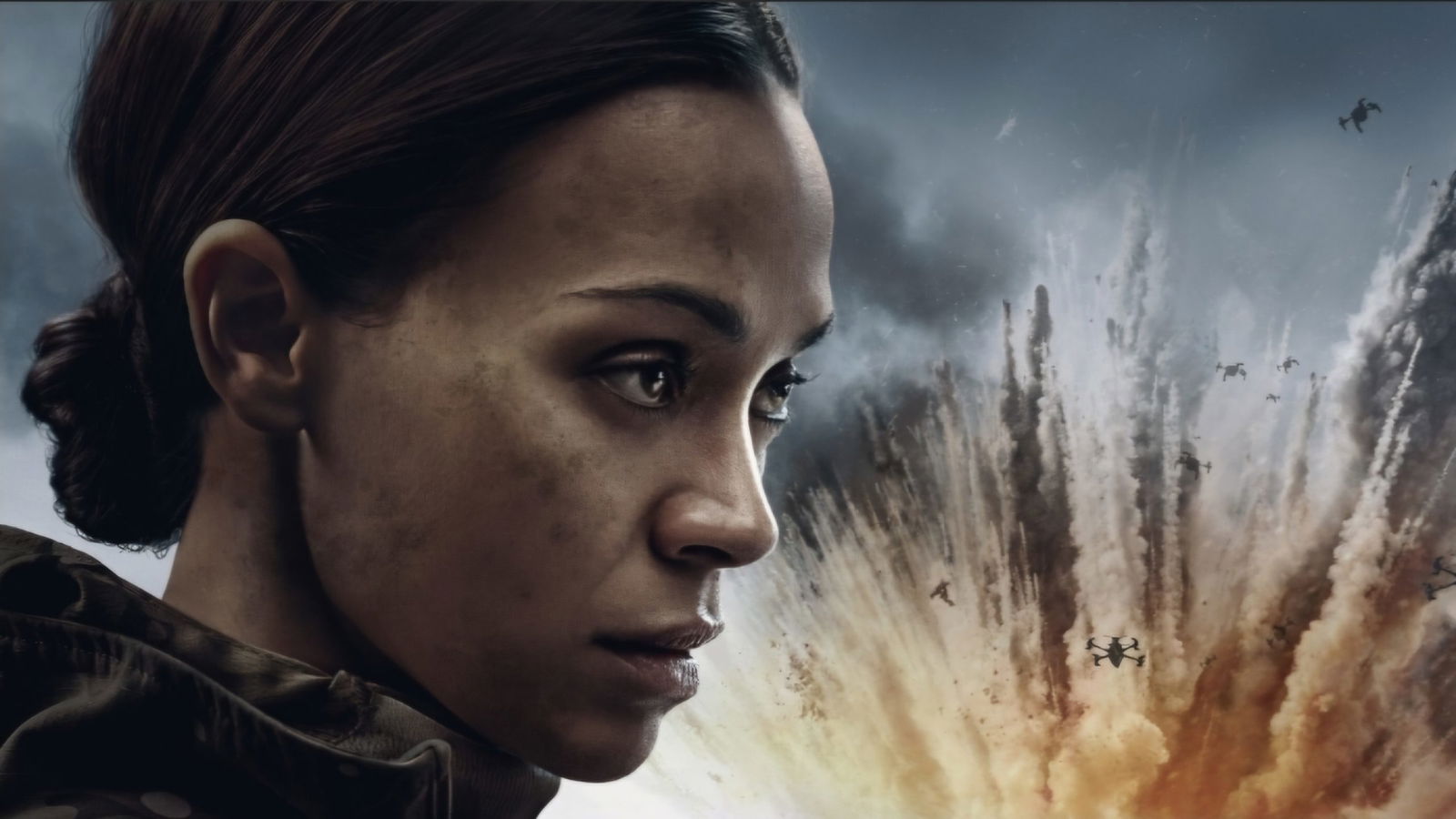 A still of Zoe Saldana in Lioness