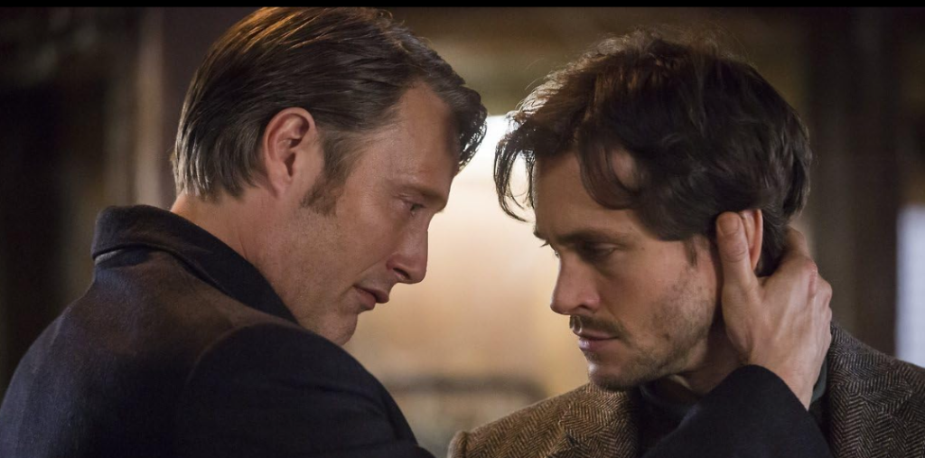 Hugh Dancy and Mads Mikkelsen in Hannibal (2013)