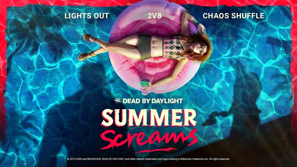 Official Dead by Daylight banner for the Summer Screams event.
