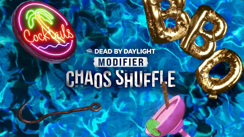 Promotional banner for the Chaos Shuffle modifier in Dead by Daylight Summer Screams 2026.