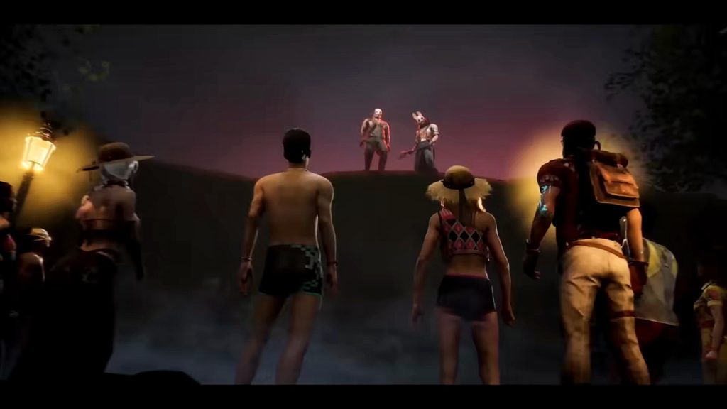 Dead by Daylight Summer Screams 2026 trailer scene showcasing the 2v8 game mode.