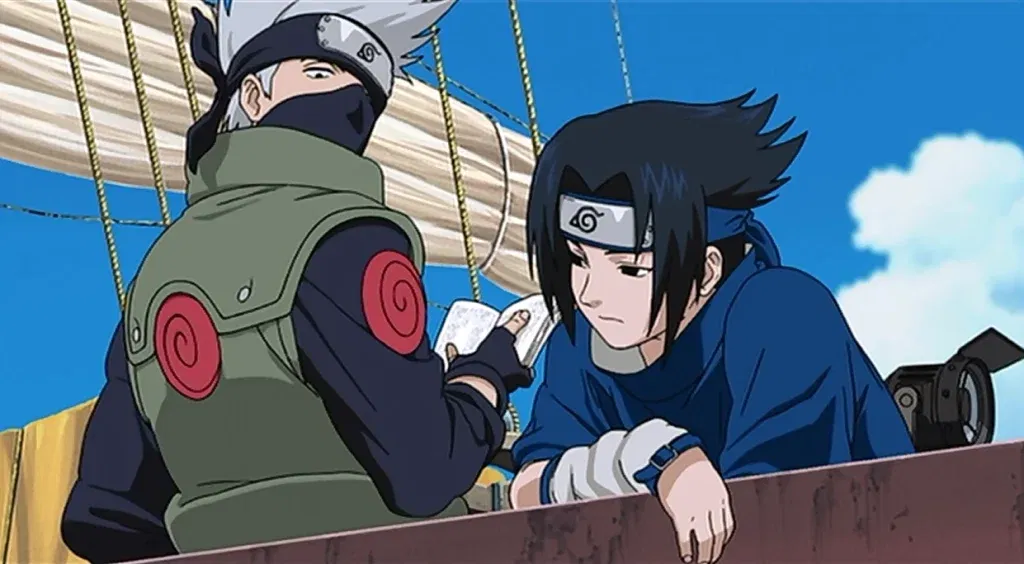 a still from the naruto anime series