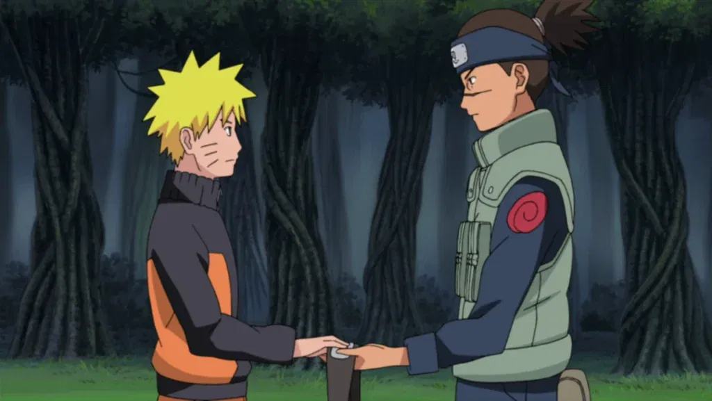 a still from the naruto anime