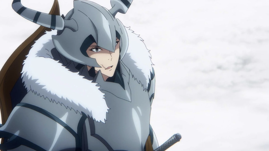 This is Kim Chul from the anime Solo Leveling. This image is from a scene featured in the preview for Solo Leveling Season