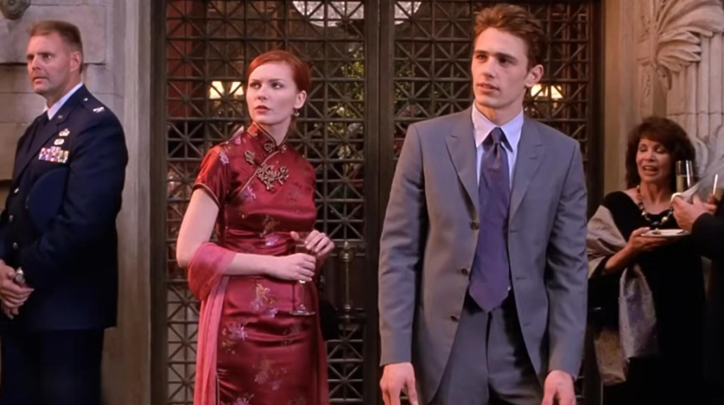 Kirsten Dunst and James Franco in Spider-Man (2002)