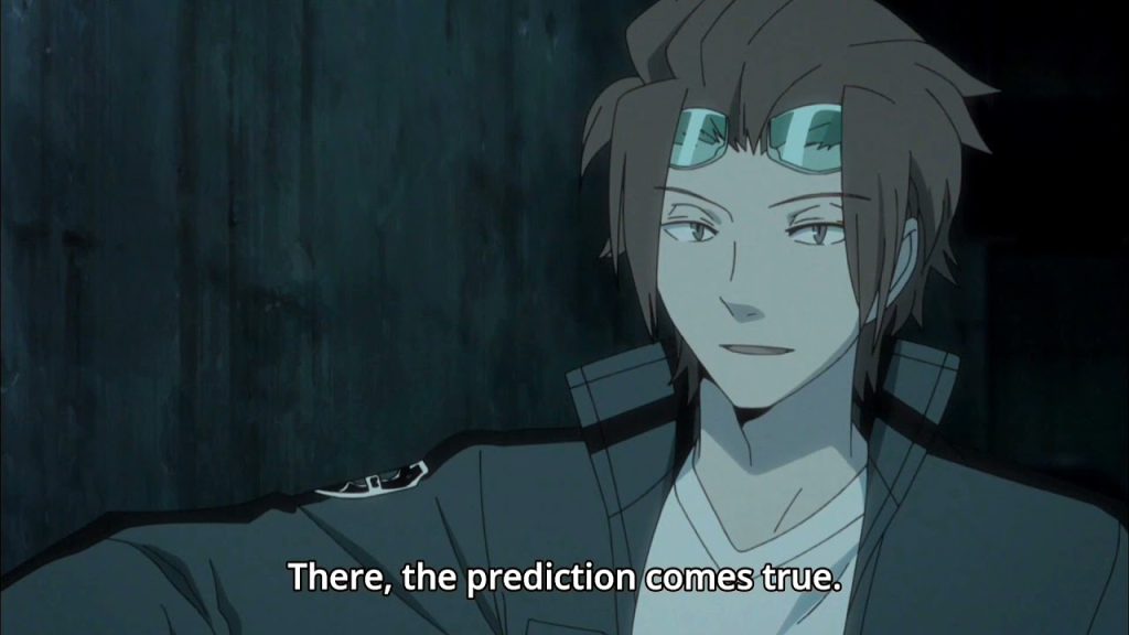 Jin Yuichi is known as an S-Rank agent who possesses the side effect of foresight, allowing him to see into the future.