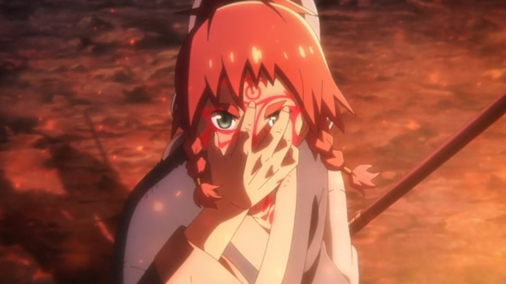 Kai, the protagonist of the Teogonia anime series.