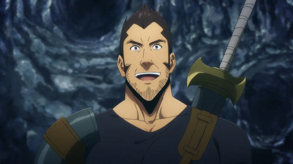 Hwang Dong-suk is a C-rank Hunter who leads a raid party in the anime series Solo Leveling.