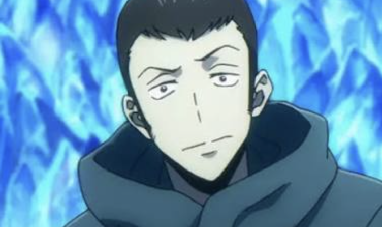 This character is Lee Chul-Jin from the anime and webtoon series Solo Leveling. He debuts in Chapter 19 of the manhwa and Episode 5 of the anime.