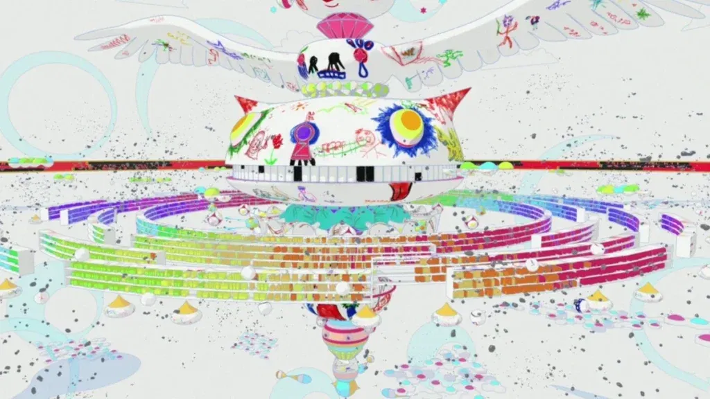 a still from the summer wars anime