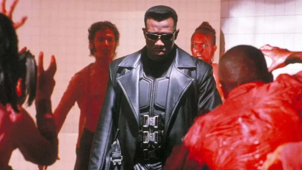 Wesley Snipes in a still from Blade
