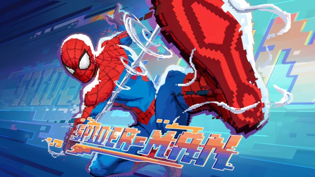 Marvel Rivals in-game screenshot showcasing the Spider-Man Marvel Cosmic Invasion skin.