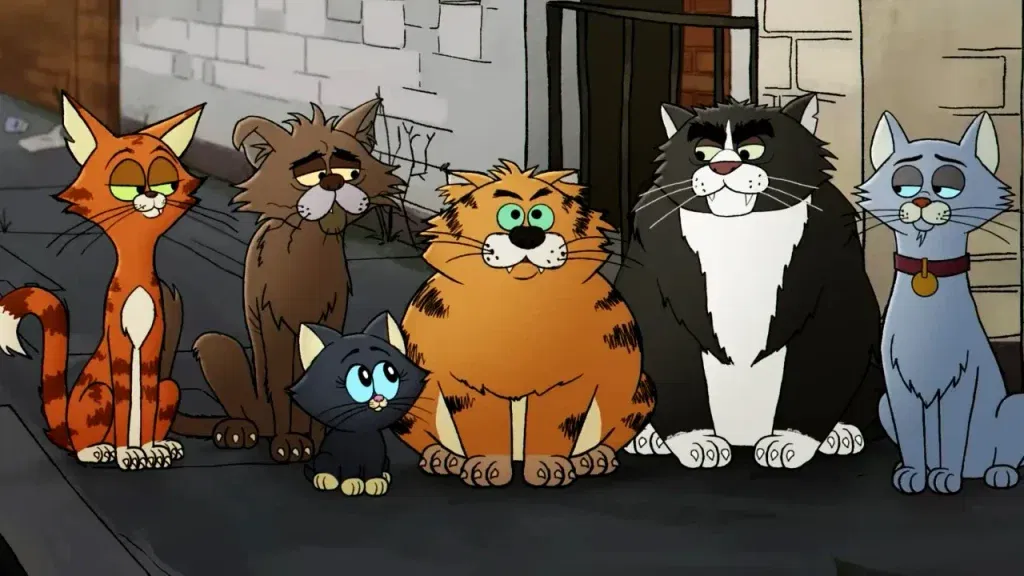 A still from Alley Cats