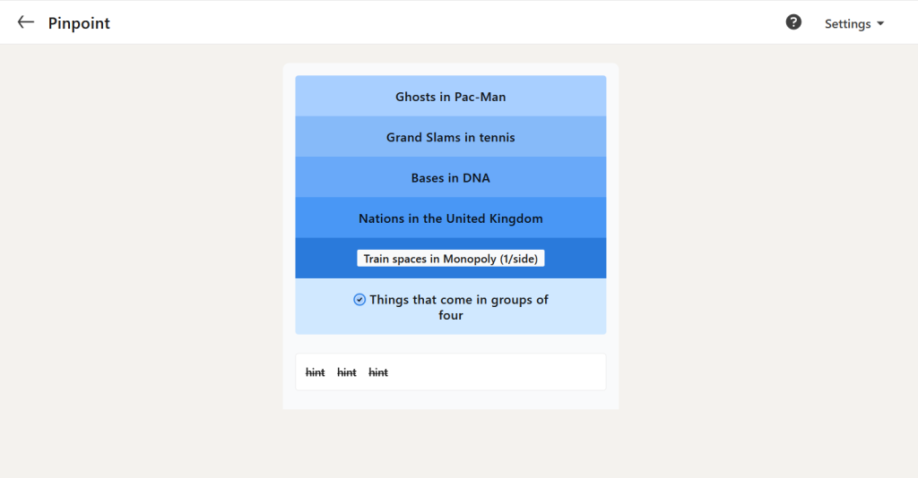 A screenshot of today's LinkedIn Games.
