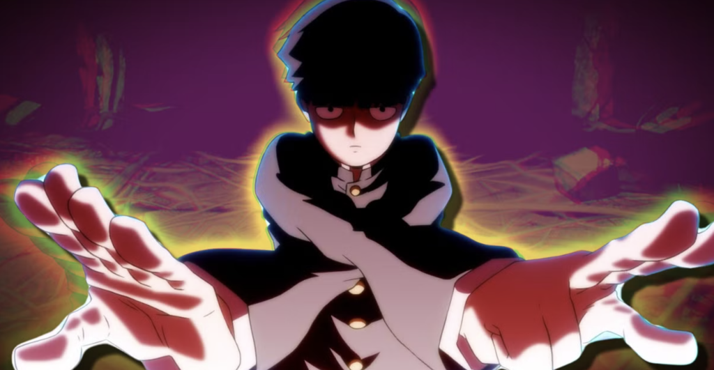 This is Shigeo Kageyama, also known as "Mob," from the anime series Mob Psycho 100.