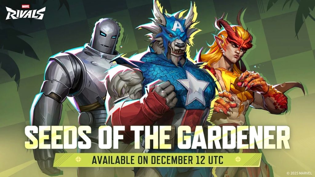 Marvel Rivals Seeds of the Gardener Event Pass artwork.