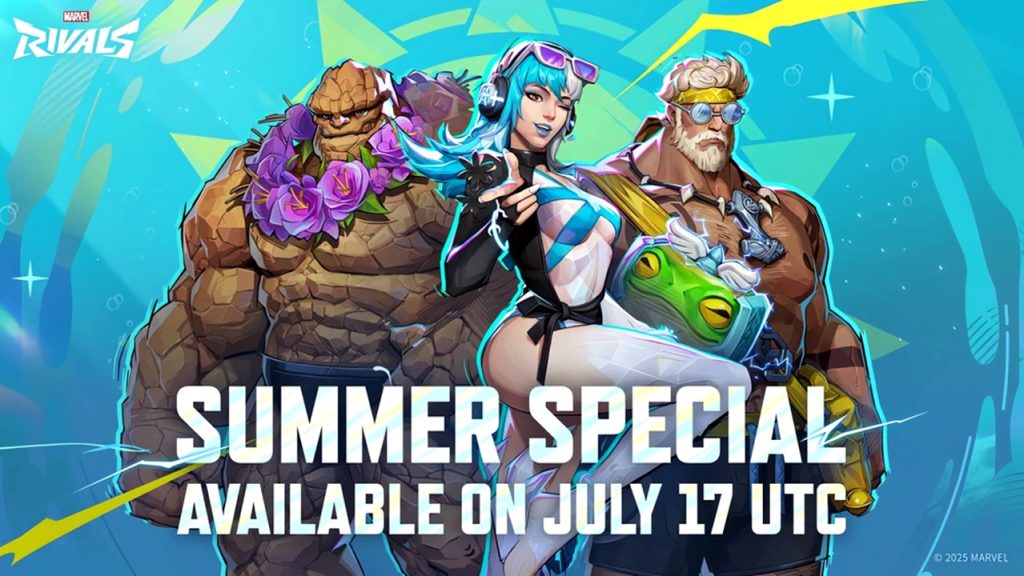 The official promotional banner for the Summer Special Event Pass in Marvel Rivals.
