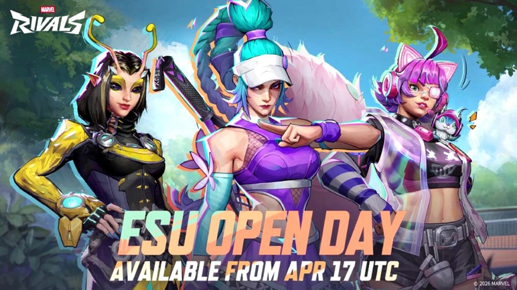 Marvel Rivals ESU Open Day Event Pass promotional image.
