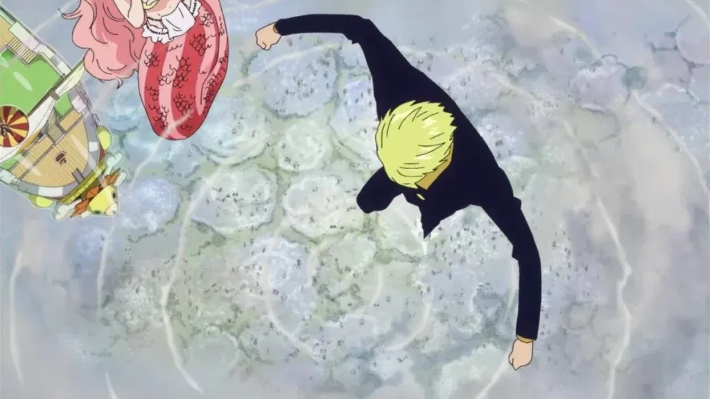 Sky Walk allows Sanji to jump into the air by kicking the air itself, a technique he learned during the time-skip.