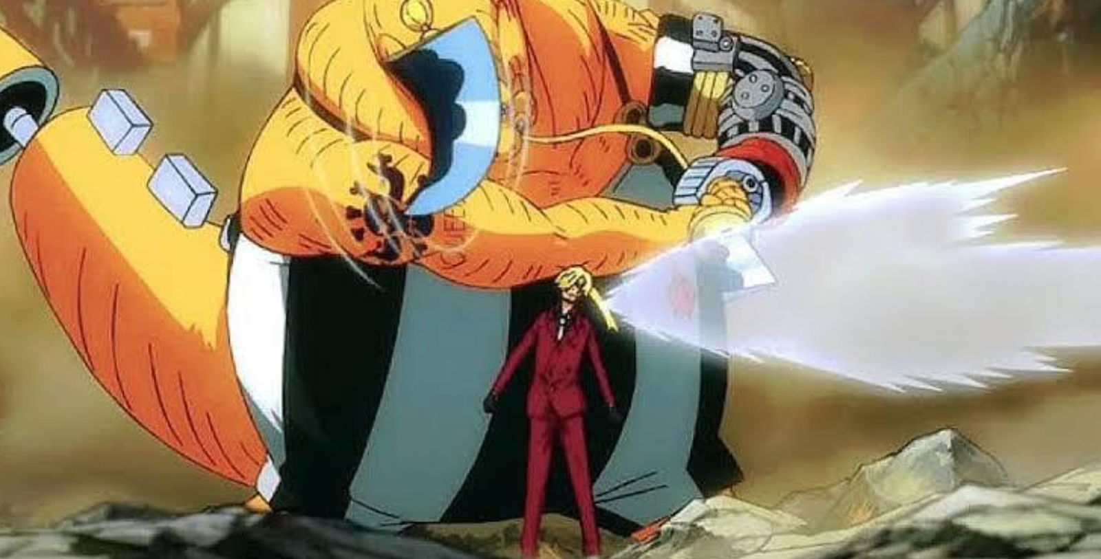 Sanji's awakened genetic modifications from Germa 66, which give him an incredibly durable exoskeleton. 