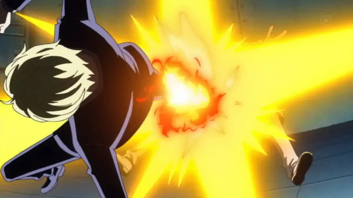 Sanji faces off against the character Vergo from Punk Hazard arc of One Piece. 