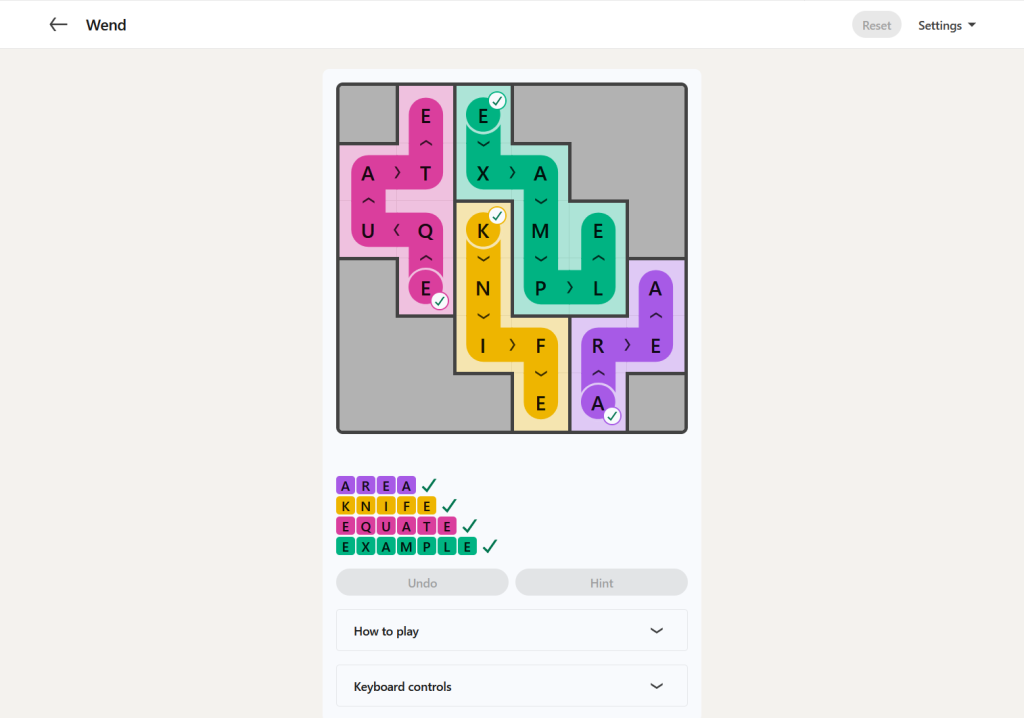 A screenshot of today's LinkedIn Games.