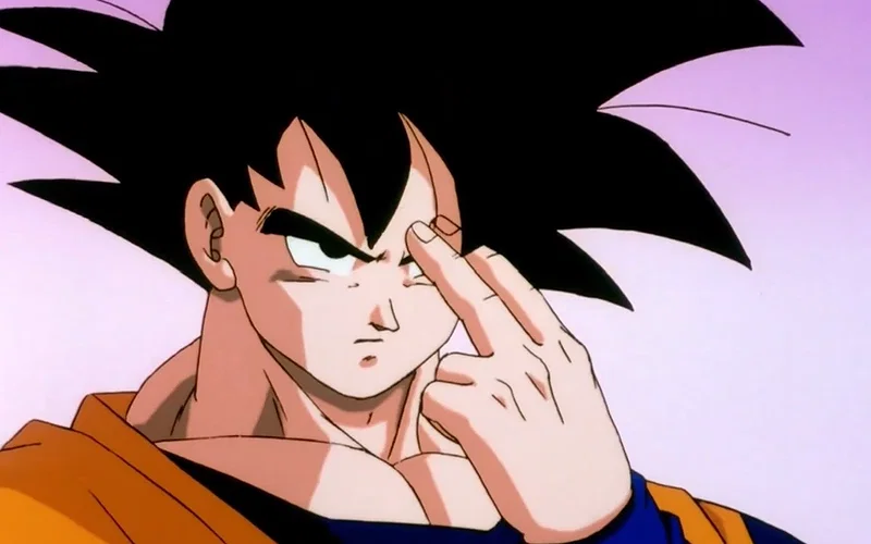 Một cảnh trích từ anime Dragon Ball Z.