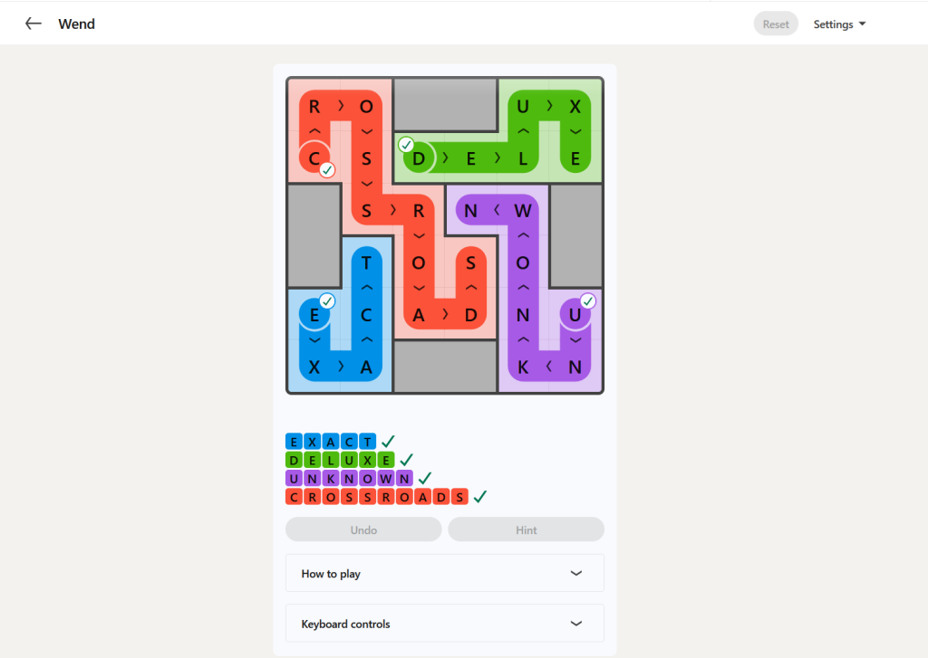 A screenshot of today's LinkedIn Games.
