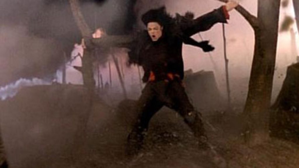 Michael Jackson as seen in Earth Song MV