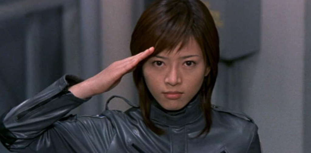Yumiko Shaku in Godzilla Against Mechagodzilla (2002)