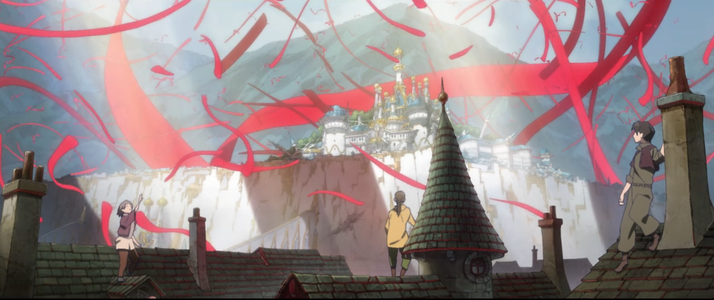 a still from the ribbon hero anime movie