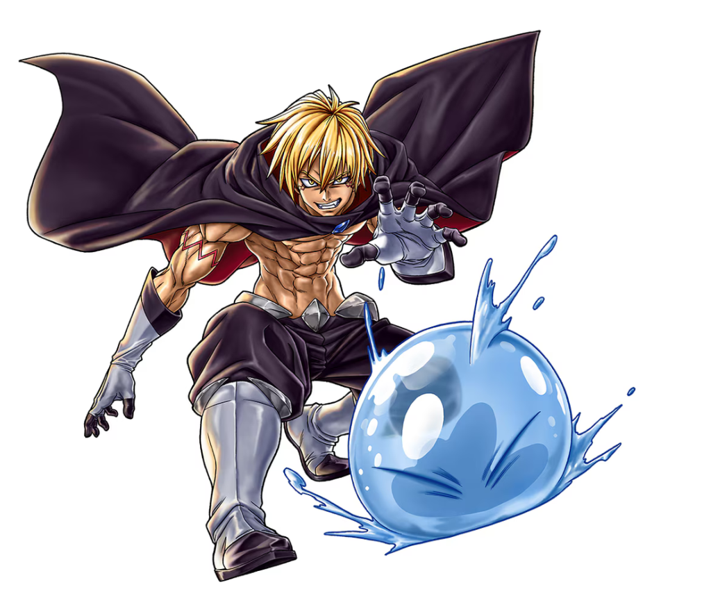 Veldora and Rimuru as drawn by Toyotarou