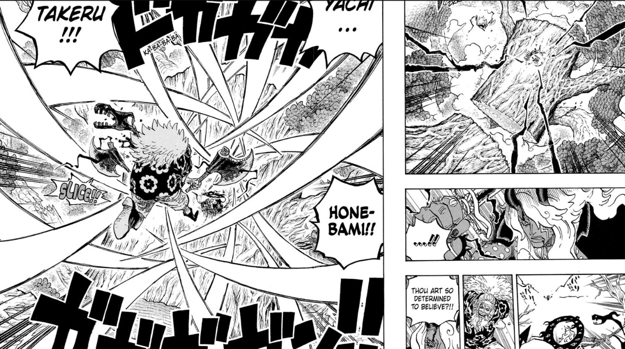 Gaban's technique against Imu in Chapter 1190