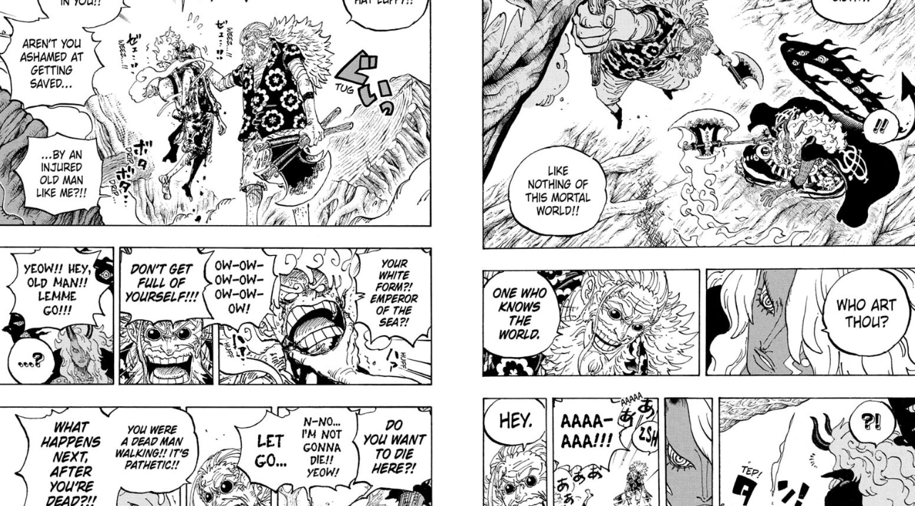 gaban and luffy one piece chapter 1190