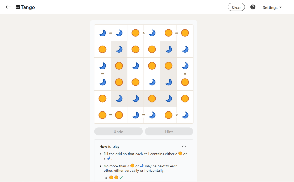 All LinkedIn Games Solutions for Today (August 10, 2026) 5 A screenshot of the daily LinkedIn Games puzzle.