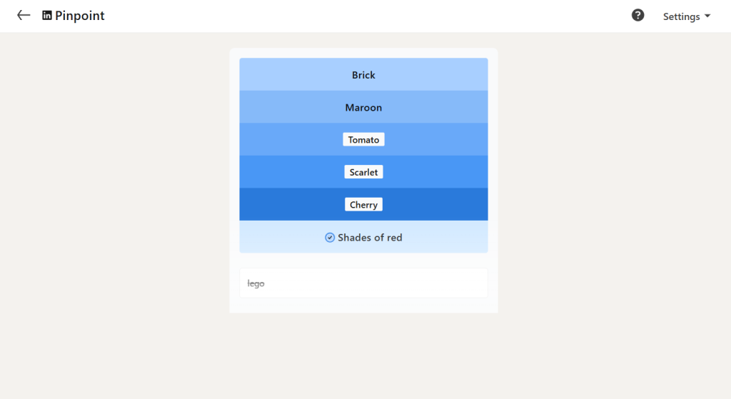 A screenshot of the daily LinkedIn Games puzzle.