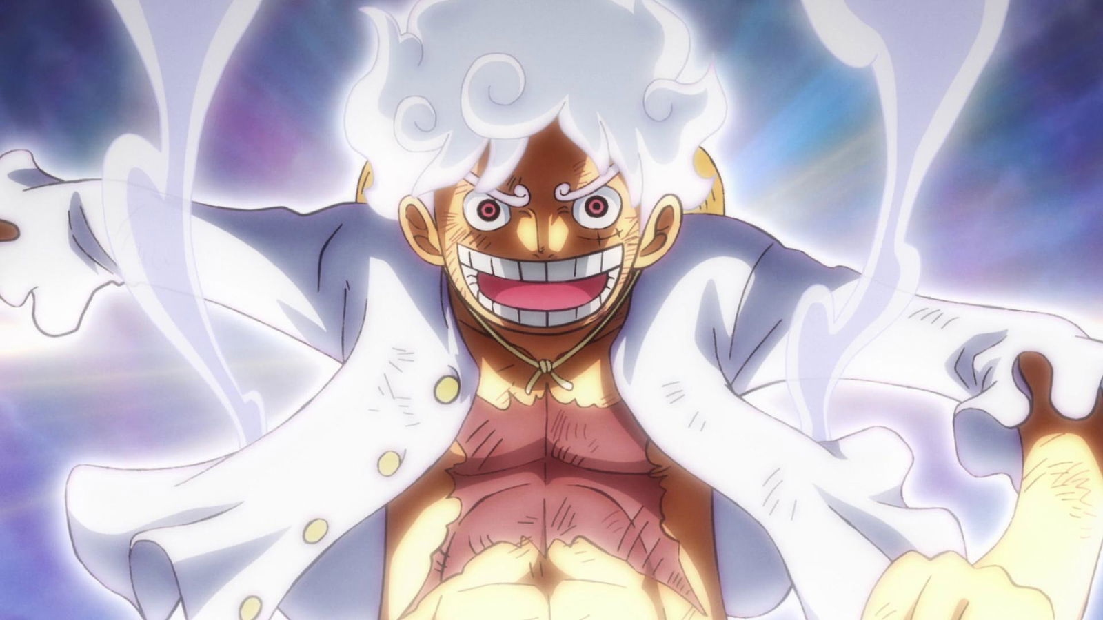 Toei Shatters a 15-Movie Tradition With One Piece Film: God Valley 14 This image depicts Monkey D. Luffy from the anime series One Piece in his Gear 5 transformation.