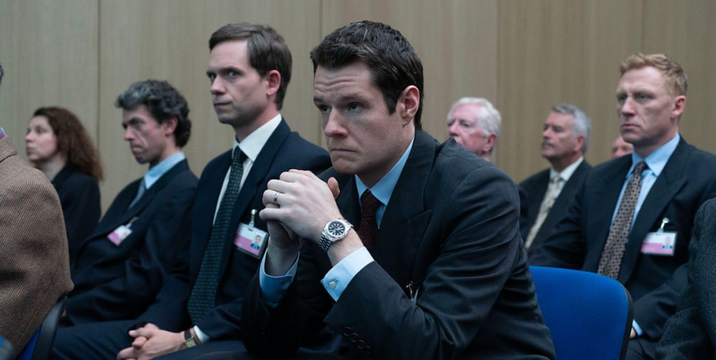 Kevin McKidd, Patrick J. Adams, and Connor Swindells in The Bombing of Pan Am 103 (2025)
