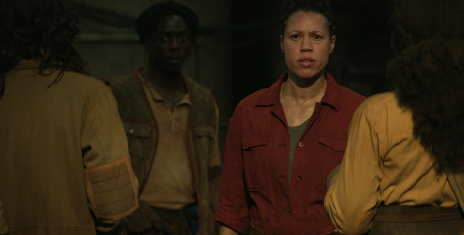 Olatunji Ayofe as Teddy and Remmie Milner in Silo